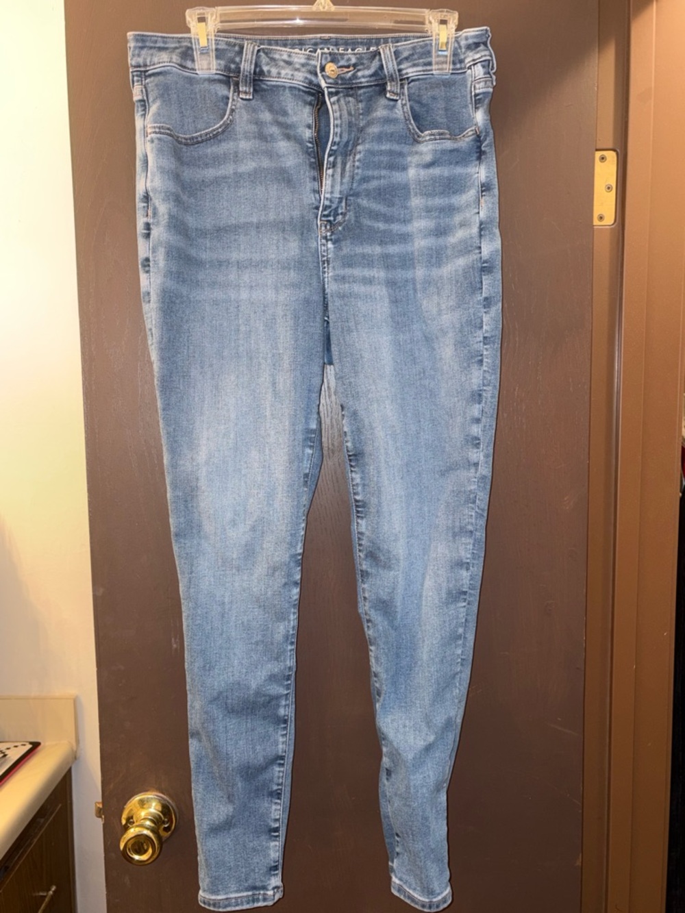 American Eagle Outfitters Light Blue High-Rise Jeggings
